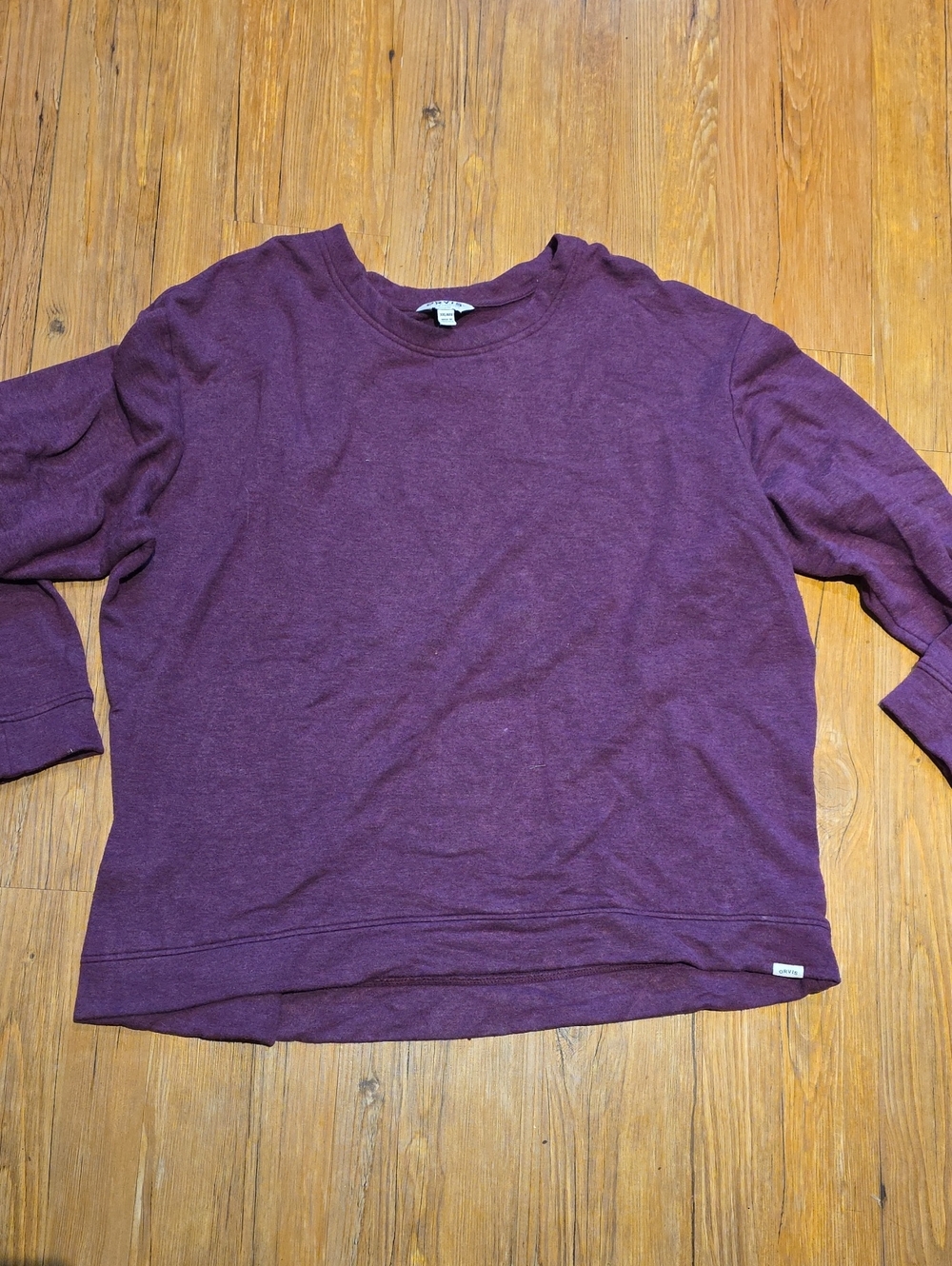 Orvis Women's Crewneck Sweatshirt in Plum